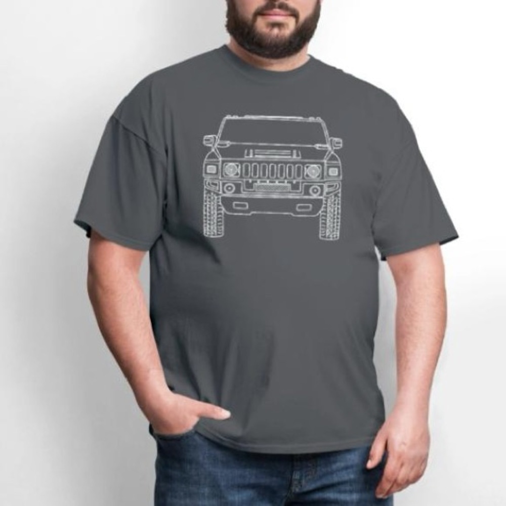 NWT Hummer Dark Gray Graphic T-Shirt‎ XL and Baseball HT W89